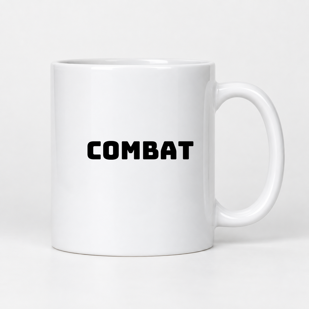 Combat Mug in white