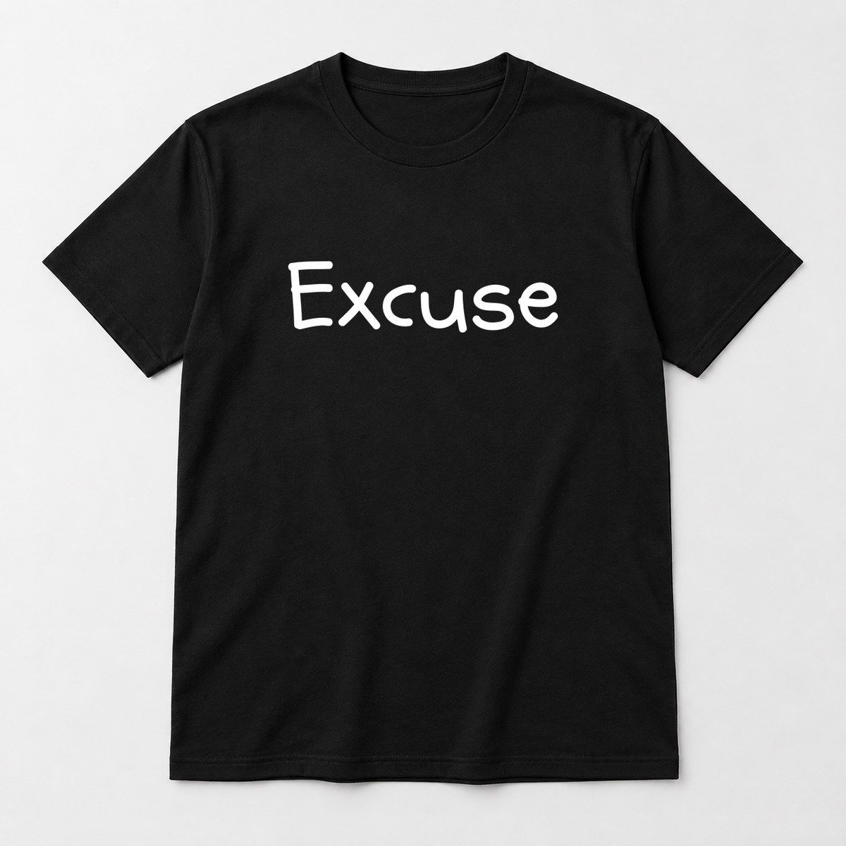 Excuse T-Shirt in black