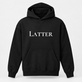 Latter Hoodie in black