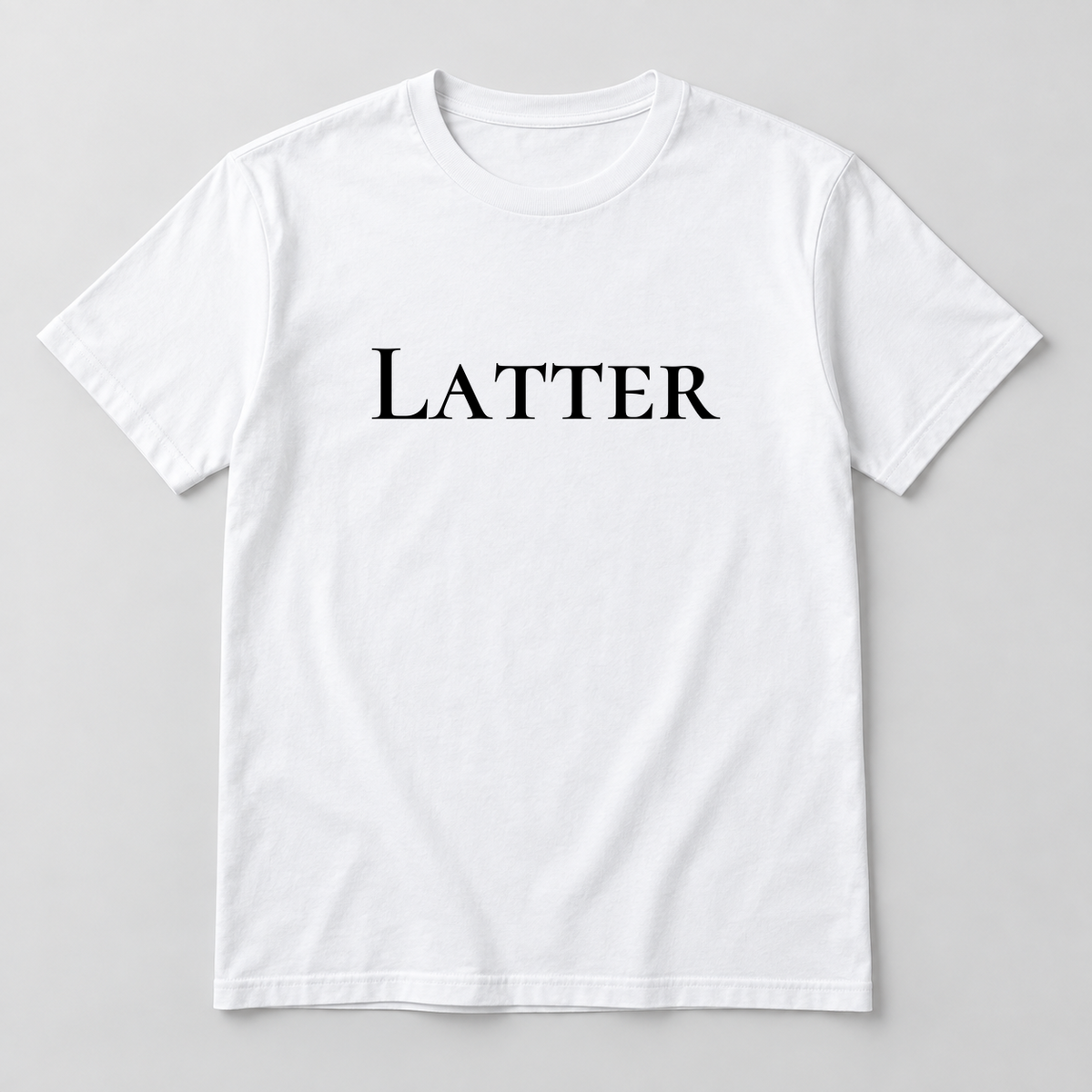 Latter T-Shirt in white