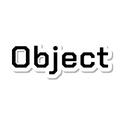 Object die-cut sticker