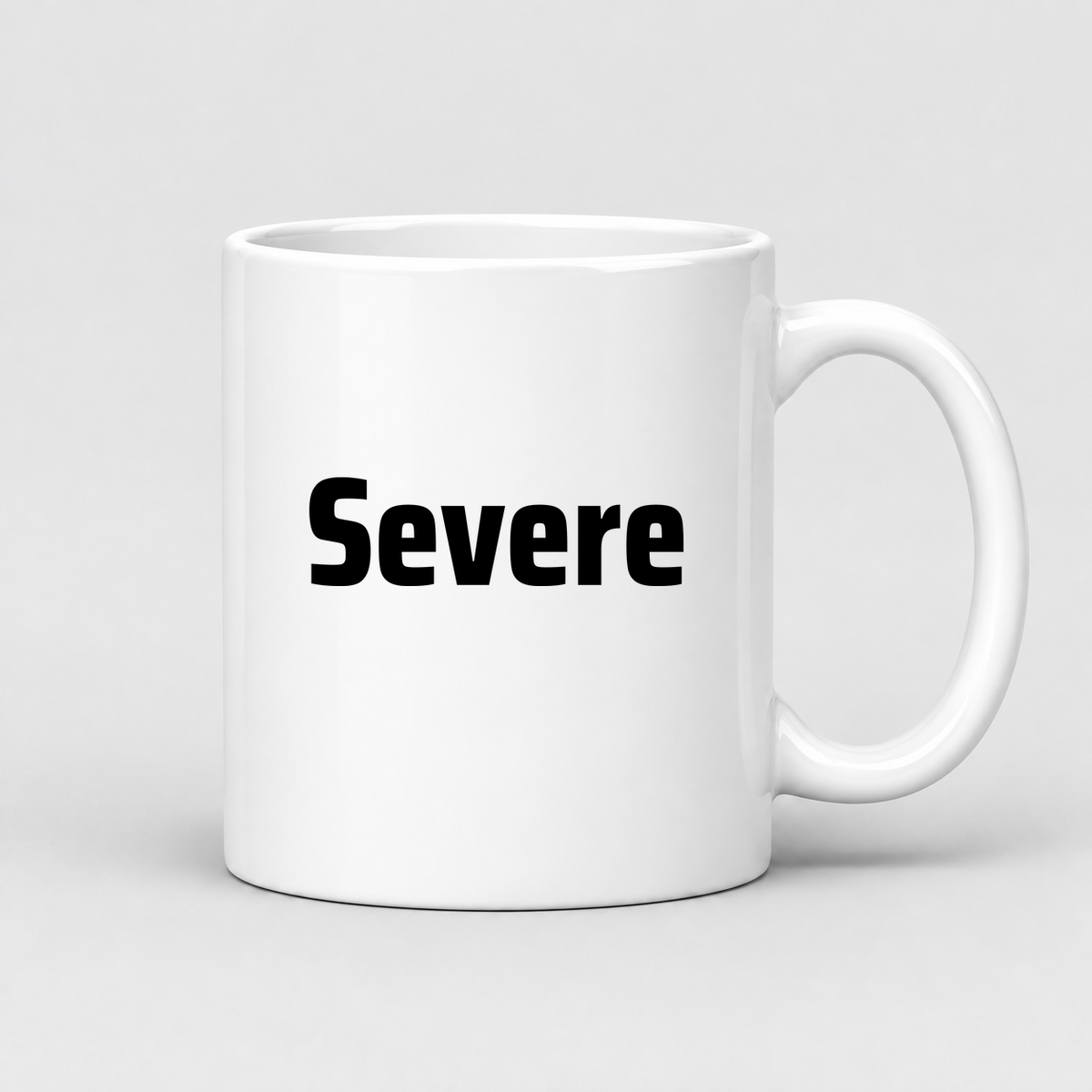 Severe Mug in white