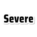 Severe die-cut sticker