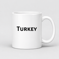 Turkey Mug in white