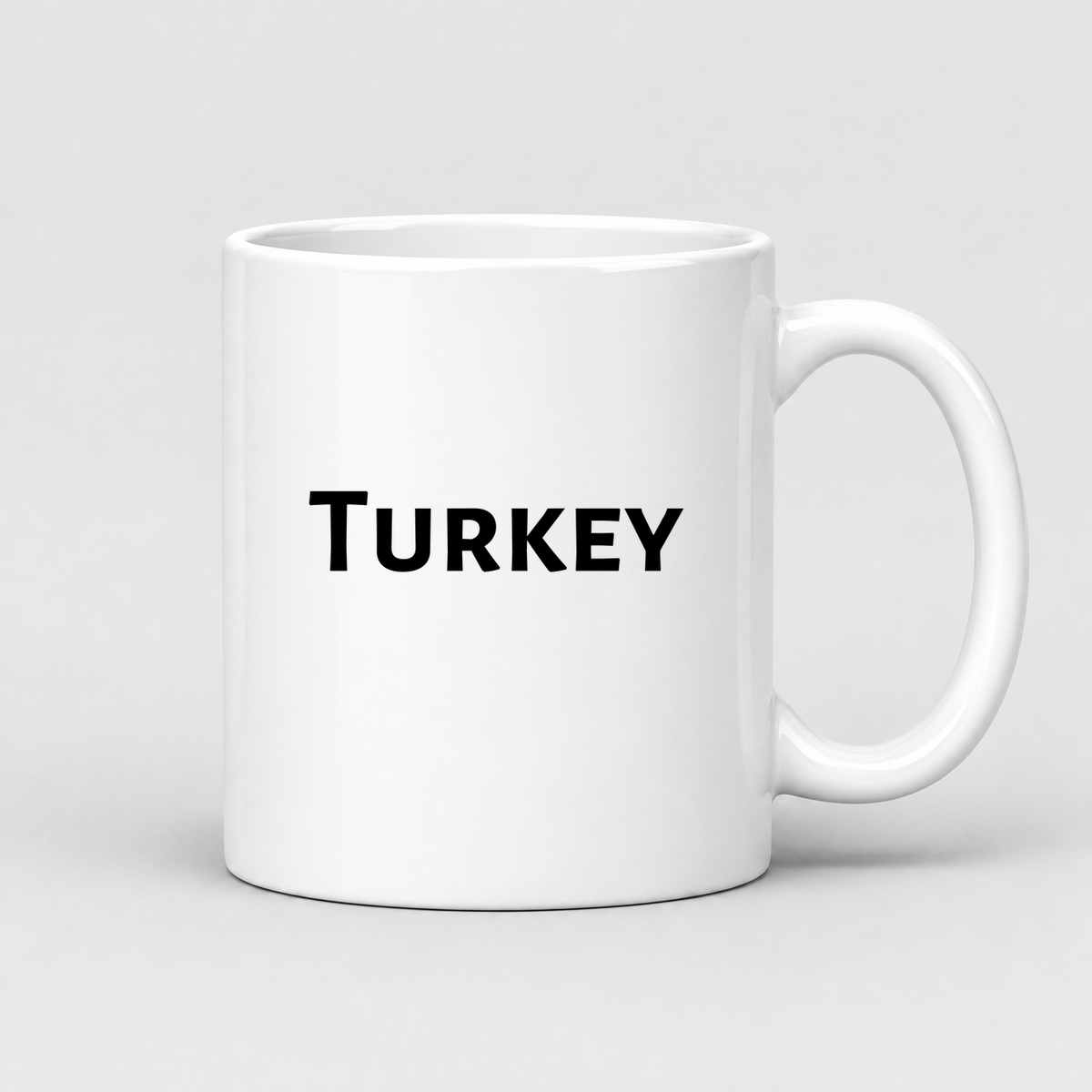 Turkey Mug in white