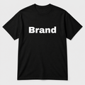 Brand T-Shirt in black