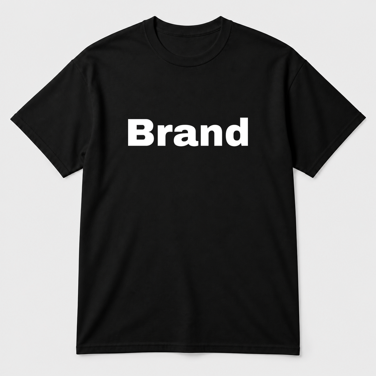 Brand T-Shirt in black