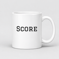 Score Mug in white