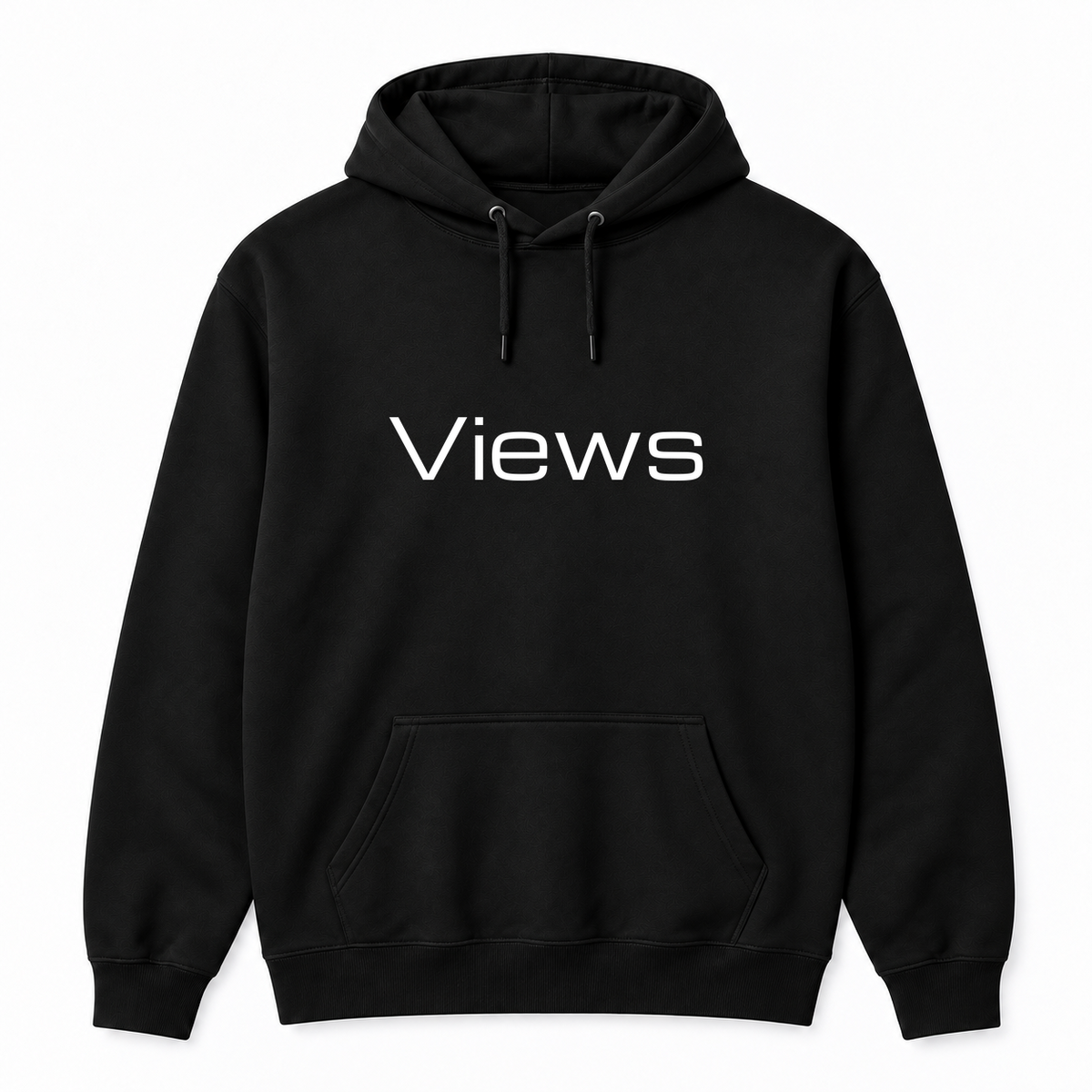 Views Hoodie in black