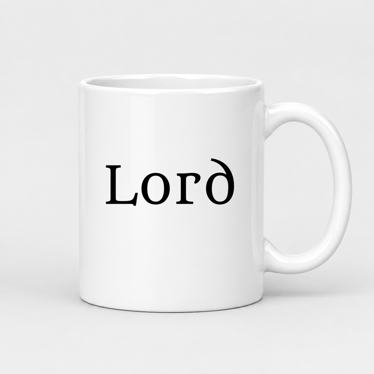 Lord Mug in white