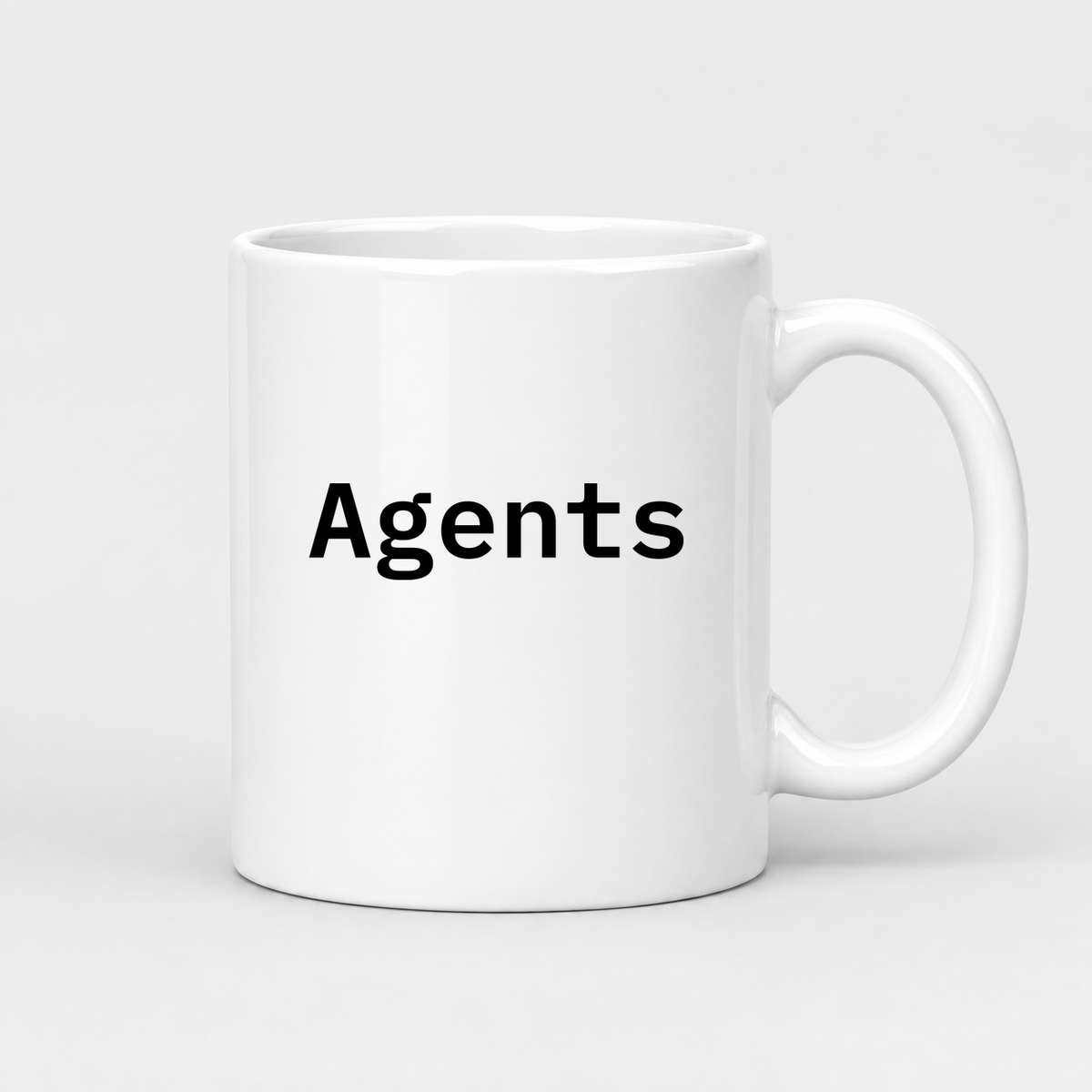 Agents Mug in white