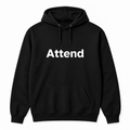 Attend Hoodie in black
