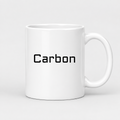Carbon Mug in white