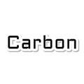 Carbon die-cut sticker