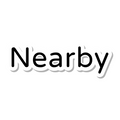 Nearby die-cut sticker