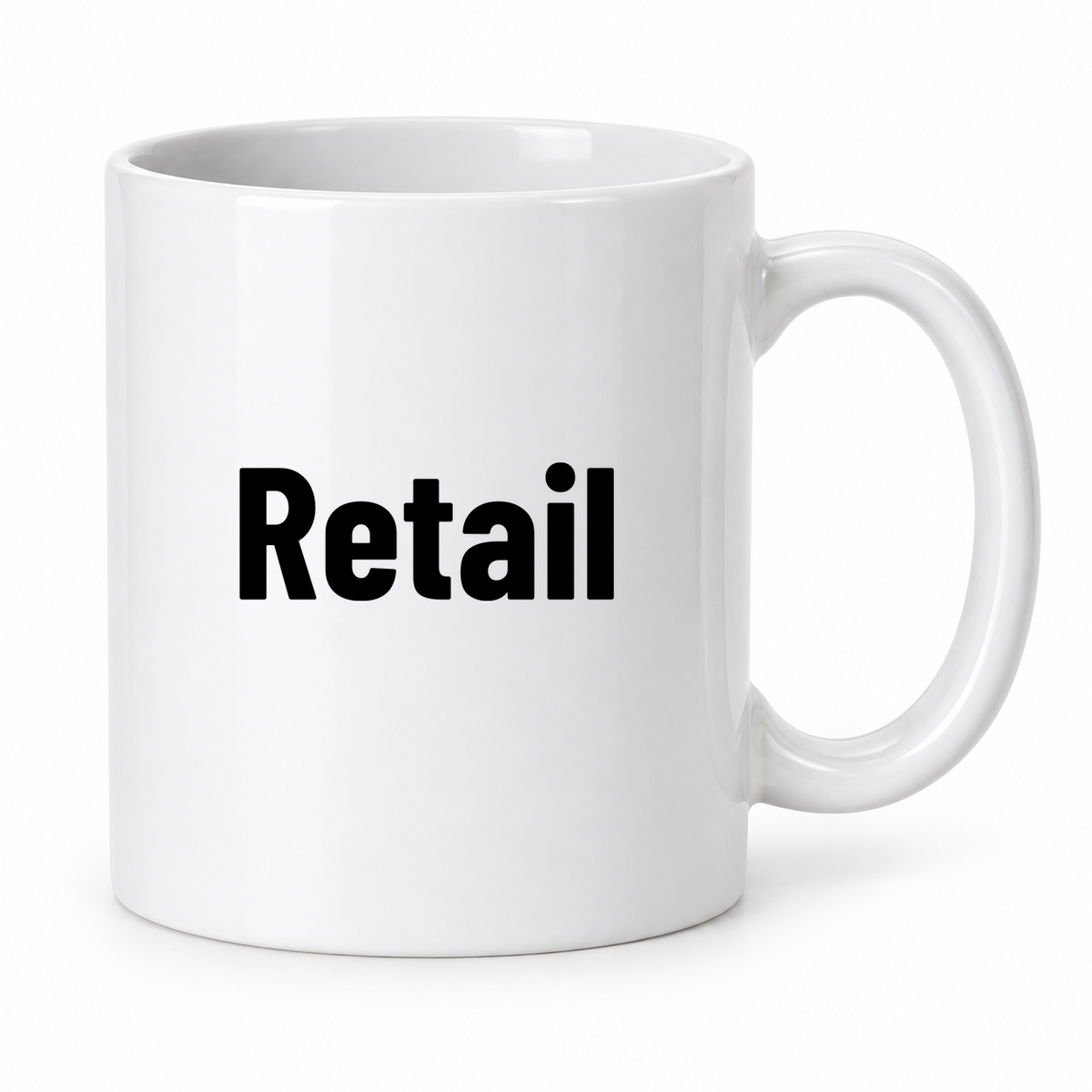 Retail Mug in white