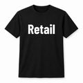 Retail T-Shirt in black
