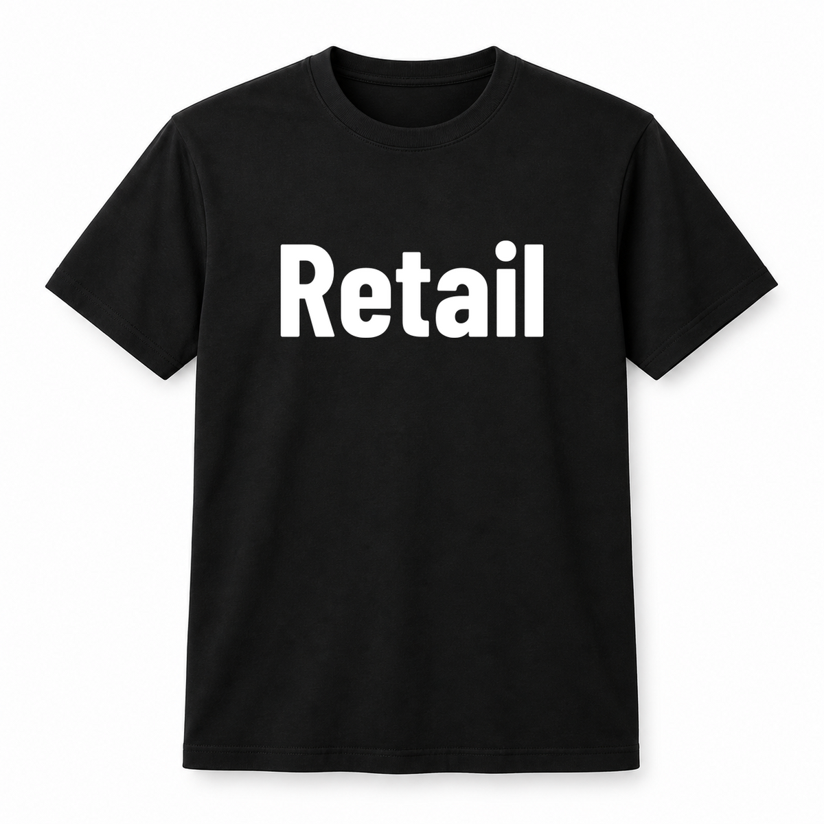 Retail T-Shirt in black