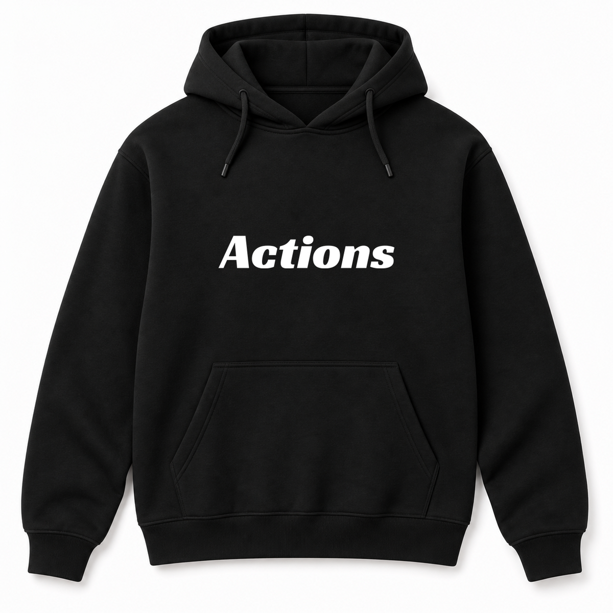 Actions Hoodie in black