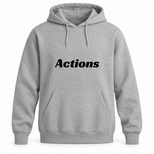 Actions Hoodie in gray