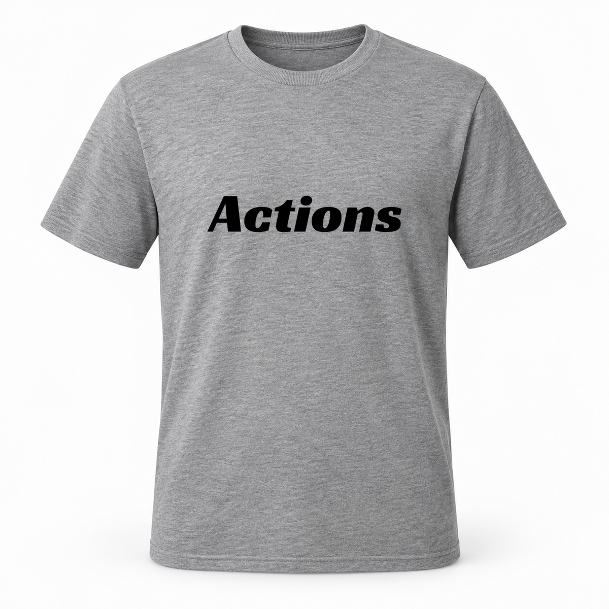 Actions T-Shirt in gray