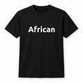 African T-Shirt in black