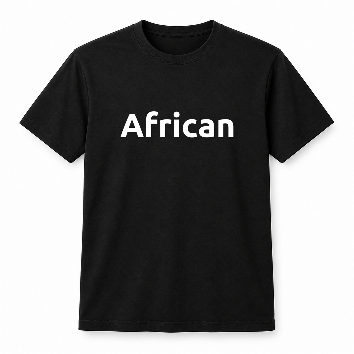 African T-Shirt in black
