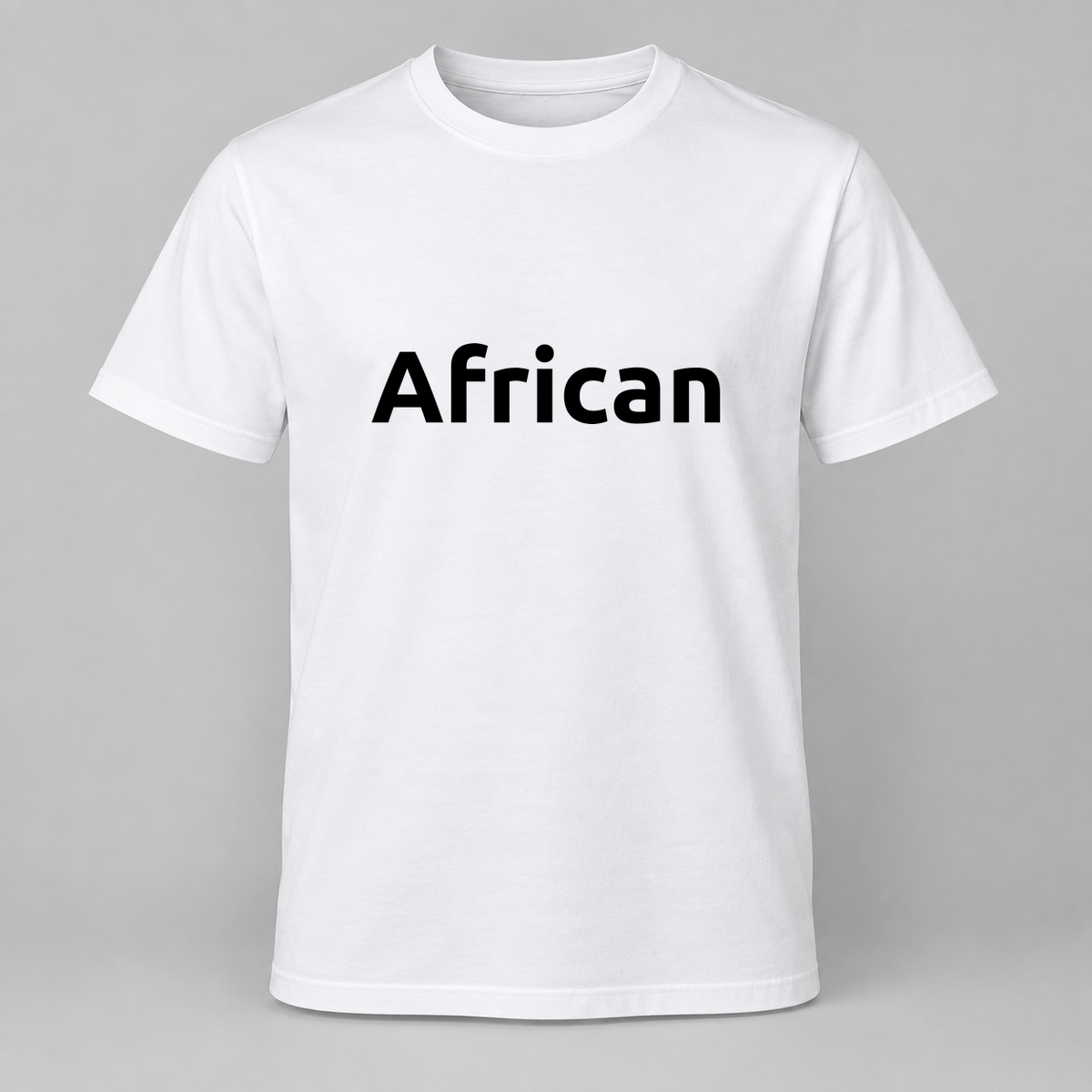 African T-Shirt in white