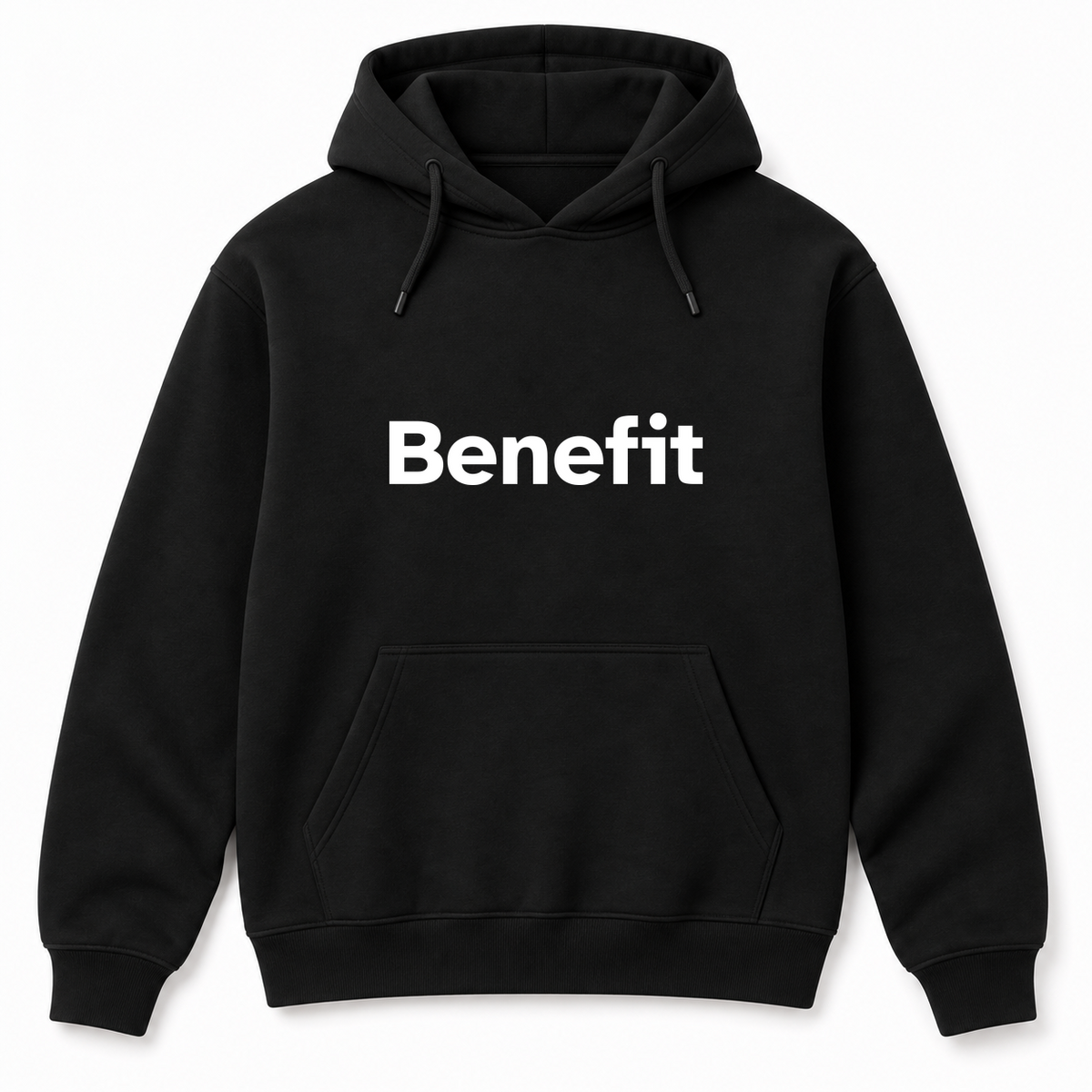 Benefit Hoodie in black