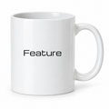 Feature Mug in white