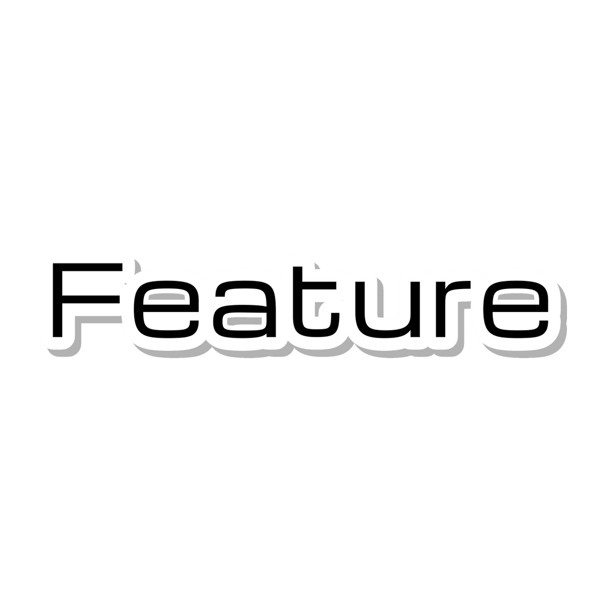 Feature die-cut sticker