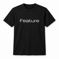 Feature T-Shirt in black