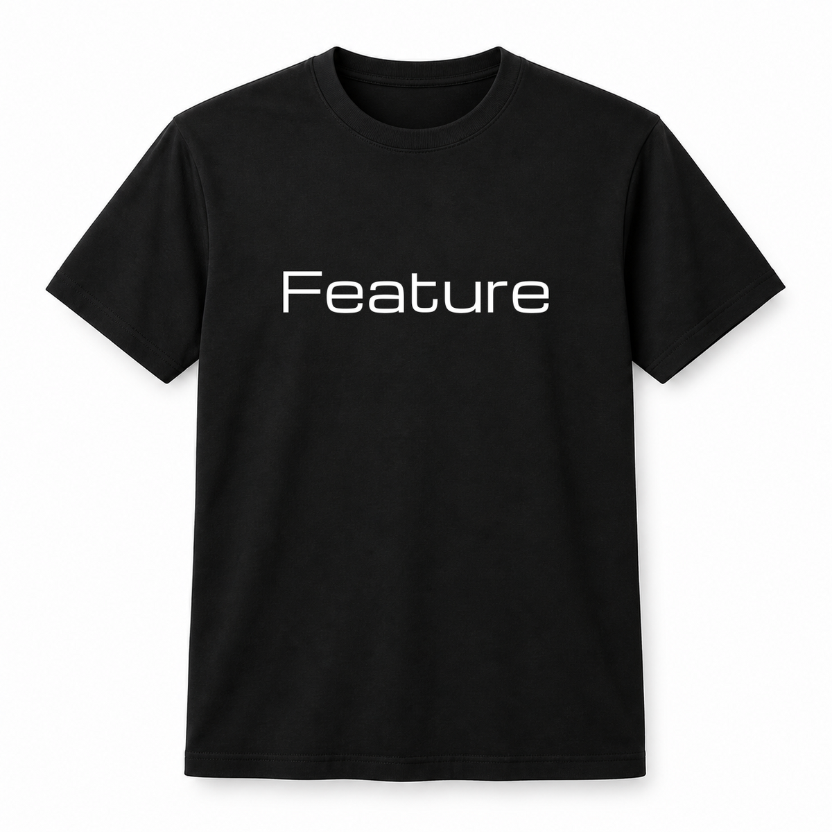 Feature T-Shirt in black