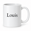 Louis Mug in white