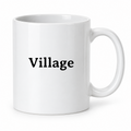 Village Mug in white