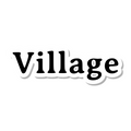 Village die-cut sticker