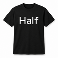 Half T-Shirt in black