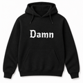 Damn Hoodie in black