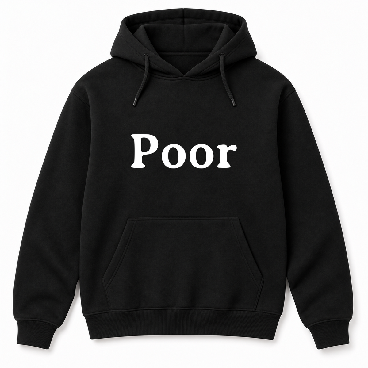 Poor Hoodie in black