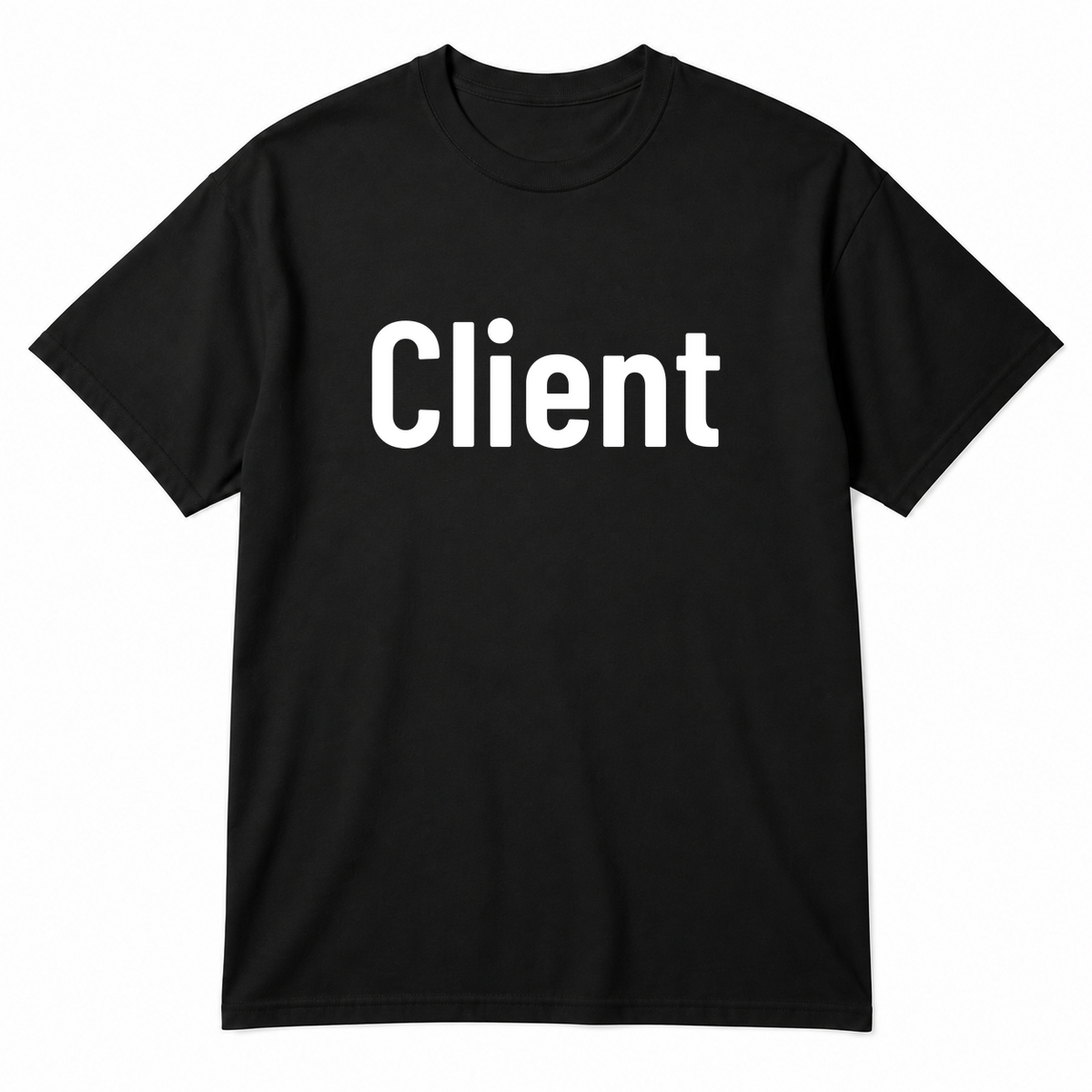 Client T-Shirt in black