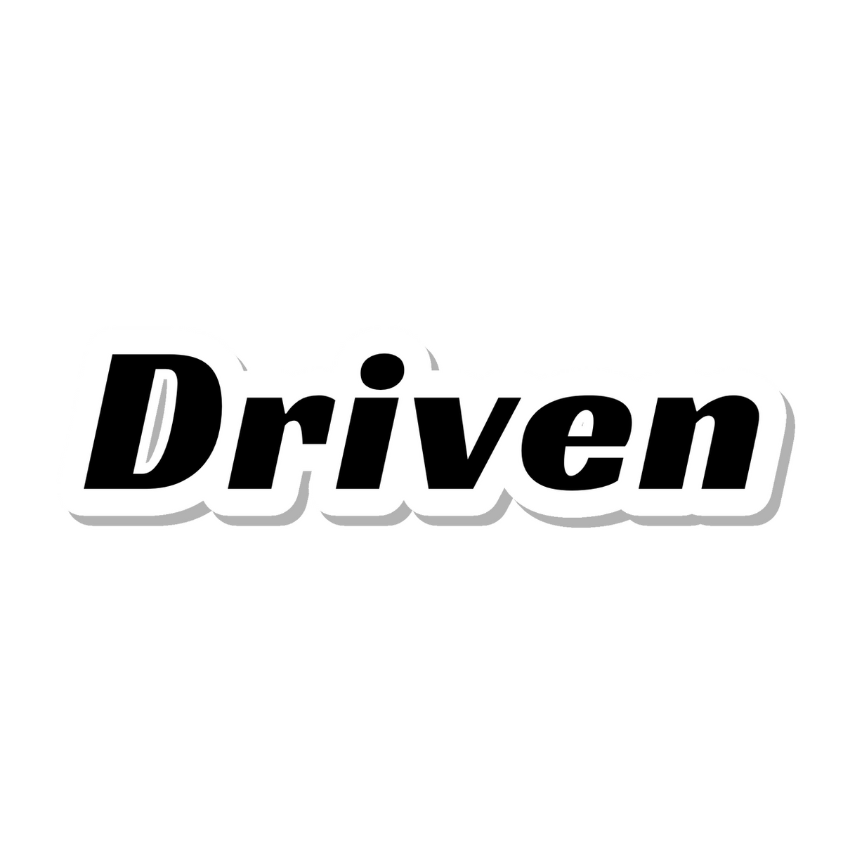 Driven die-cut sticker