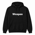 Weapon Hoodie in black