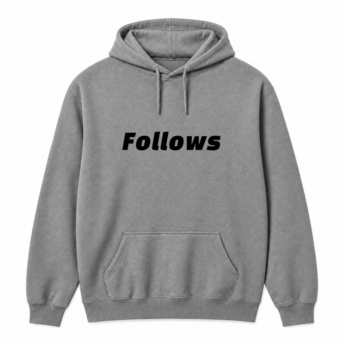 Follows Hoodie in gray