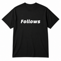 Follows T-Shirt in black