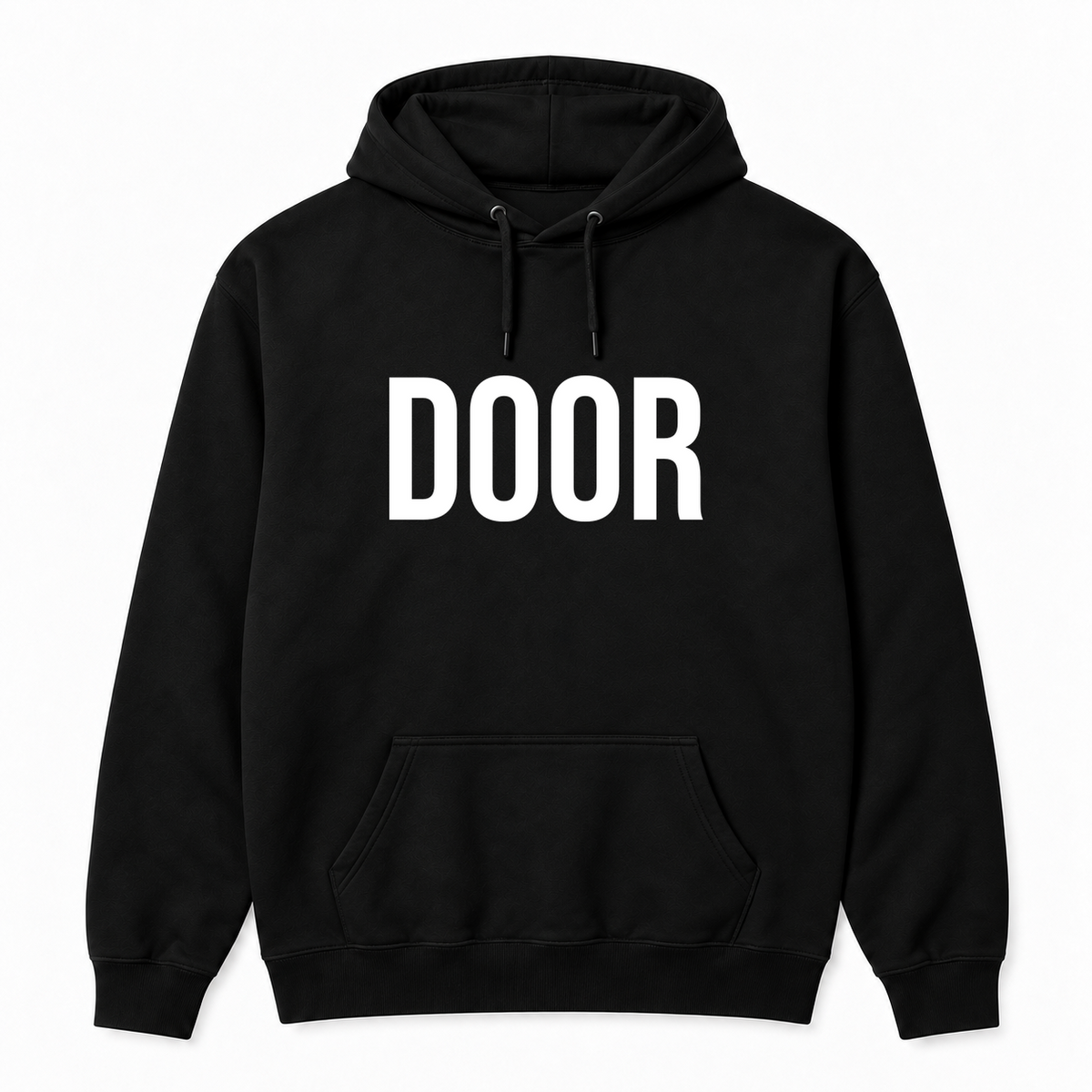 Door Hoodie in black