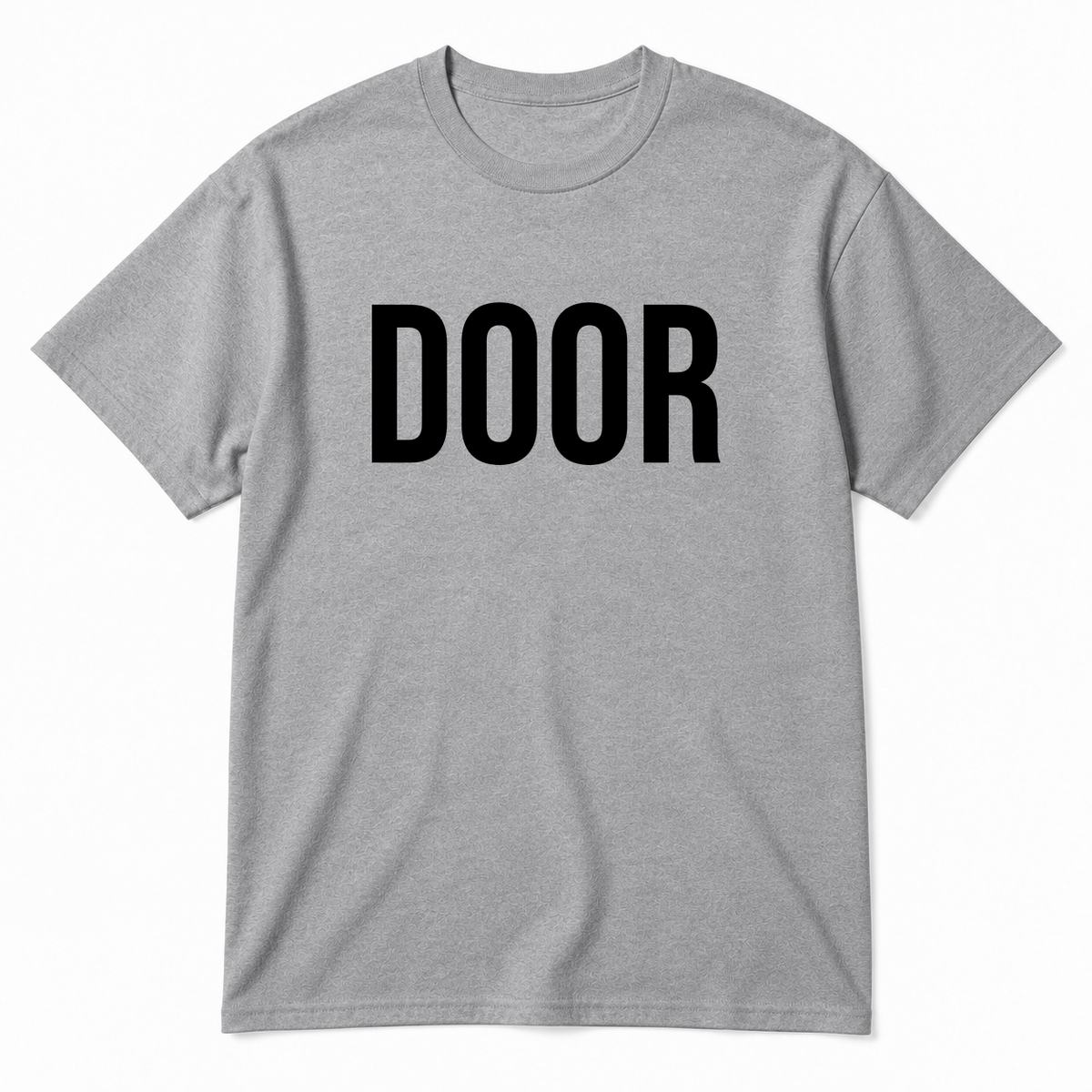 Door T-Shirt in gray