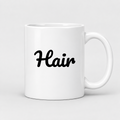 Hair Mug in white