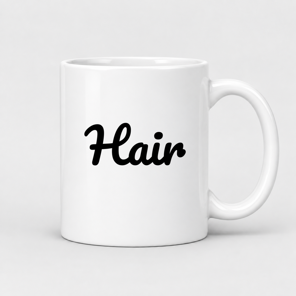 Hair Mug in white