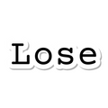 Lose die-cut sticker