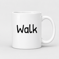 Walk Mug in white